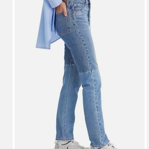 Women's 501 pieced jeans medium wash size 31x30
